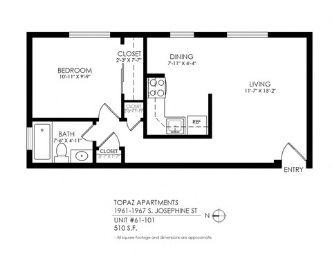 1961-1967 S Josephine Street 1-2 Beds Apartment for Rent - Photo Gallery 10